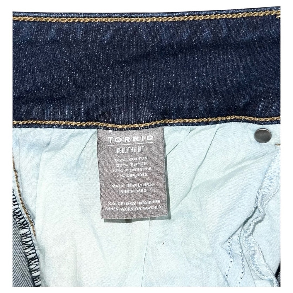 Torrid Jegging Jeans Women’s Size 26 Tall Blue Super Soft 44x29 - Picture 5 of 9